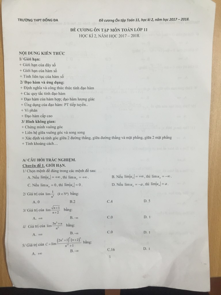 de cuong hk2 lop 11 dong da 2018 (1)